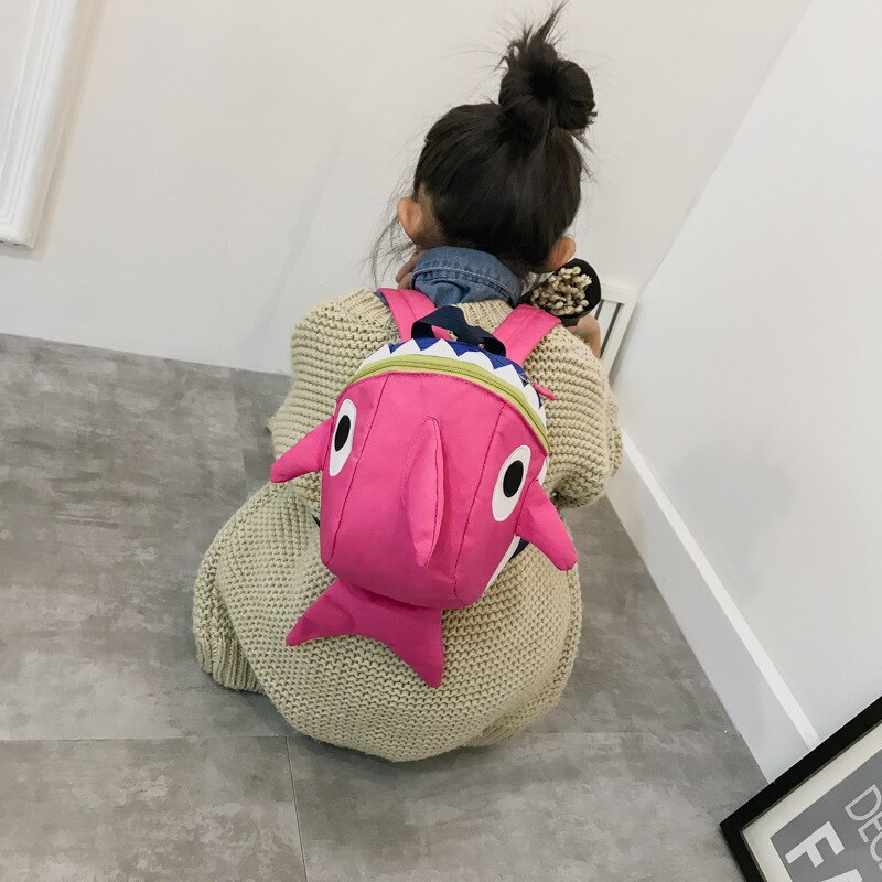 Mochila bonita con arnés de seguridad para bebés y dinosaurios, bolsa antipérdida para niños, mochila escolar resistente y cómoda extremadamente duradera: Rosa