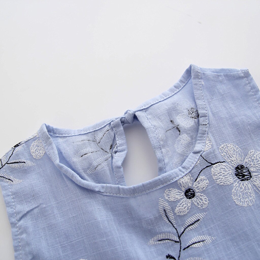 Baby Dress Summer Girls Infantile Dresses Cotton Children's Clothes Flower Style Kids Clothing Princess Dress