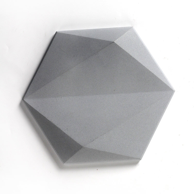Moldes de cemento hechos a mano, moldes de Panel de pared 3D con forma geométrica