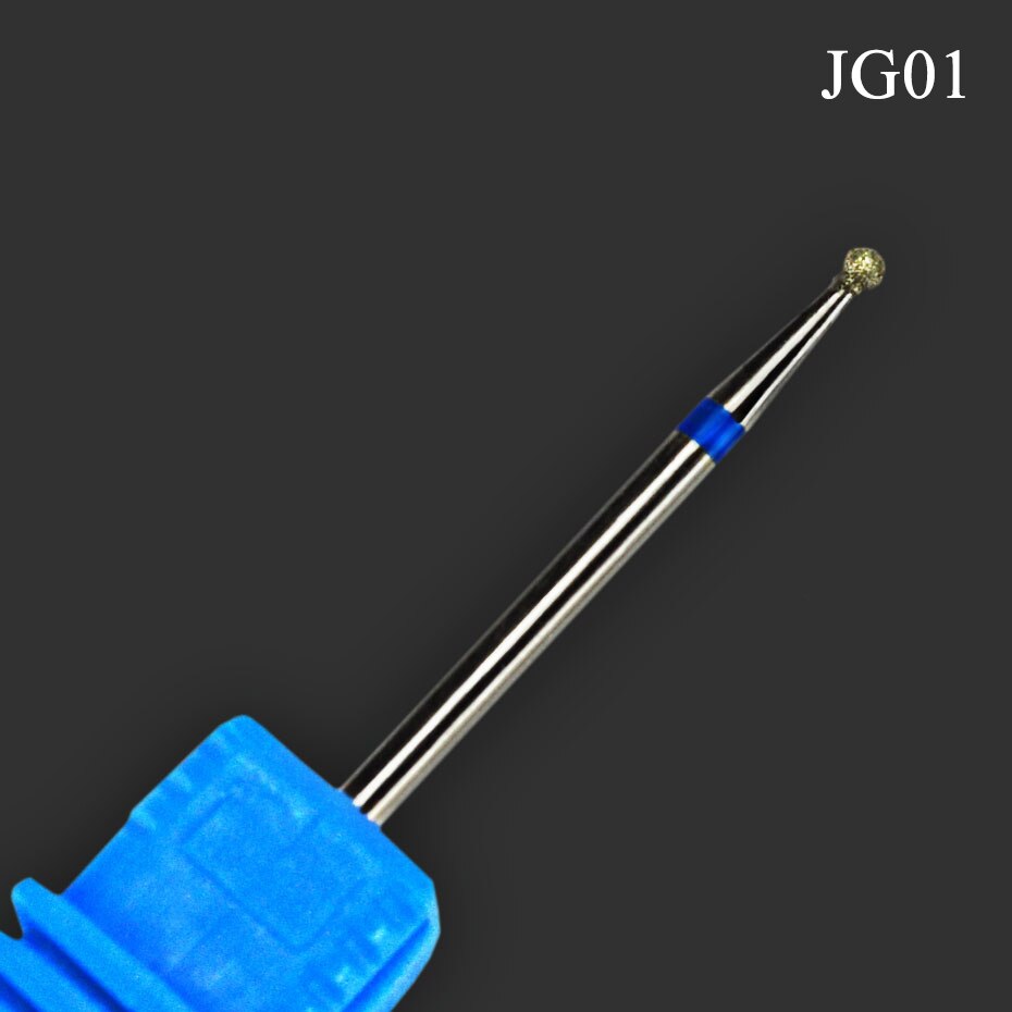 1pc de Arte de uñas de fresadora cortador de uñas de broca de carburo de Burr piedra para uñas Bits herramientas de manicura pedicura BEJG01-05: JG01