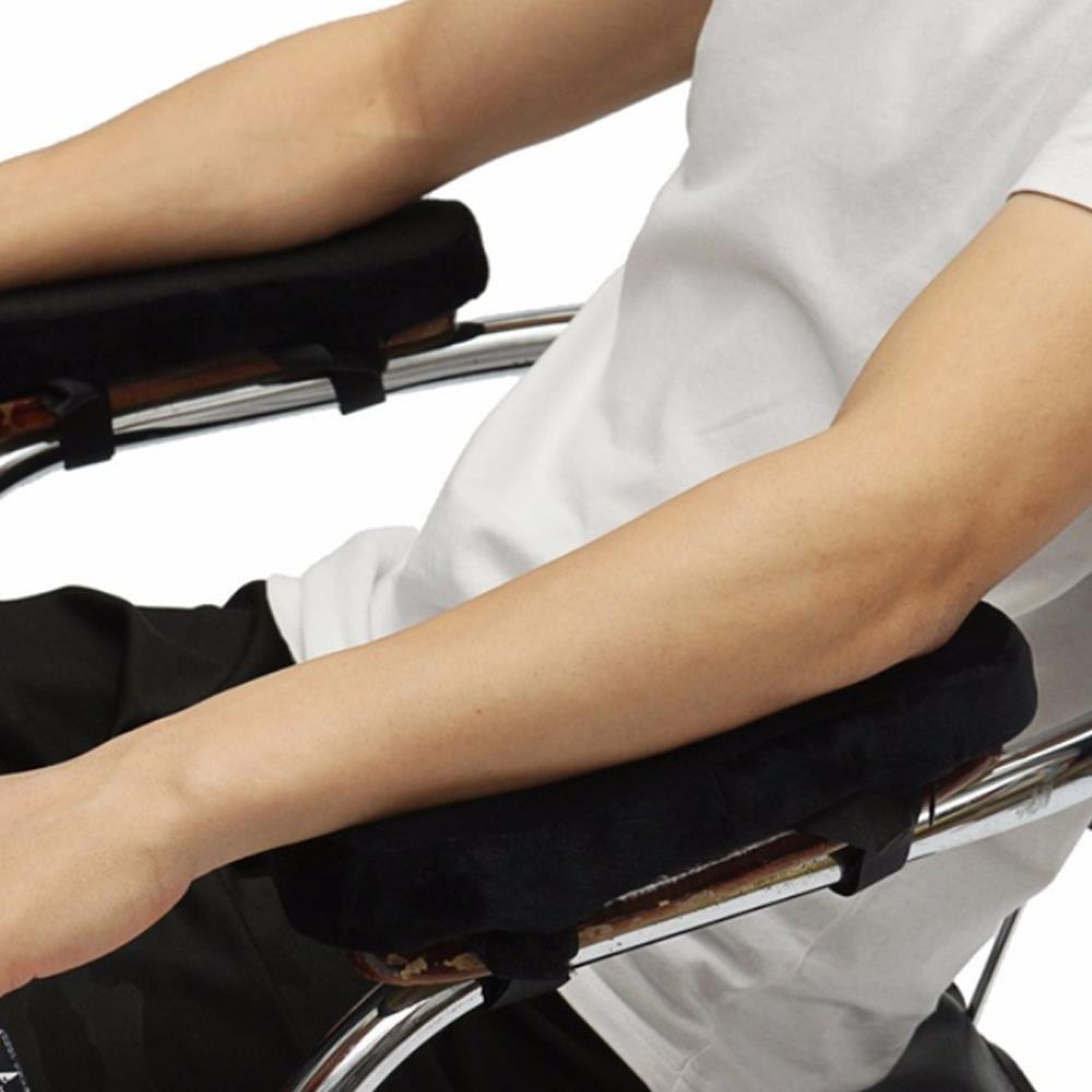 1pc Chair Armrest Pads Ultra-Soft Memory Foam Elbow Pillow Support Universal Fit For Home or Office Chair For Elbow Relief