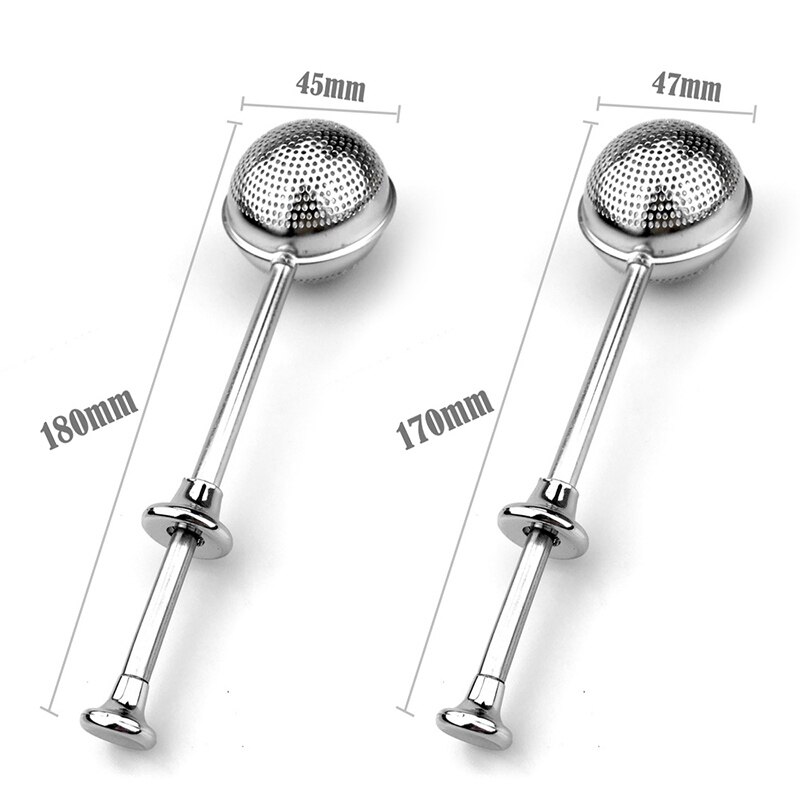 Tea Infuser Stainless Steel Teapot Tea Strainer Ball Shape Mesh Tea Infuser Filter Reusable Bag Spice Kitchen Tool Accessories