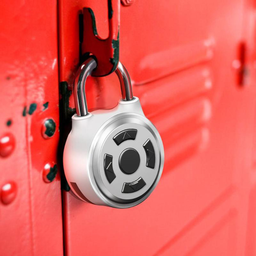 Fingerprint Padlock Bluetooth-compatible Lock Battery Waterproof Mobie Phone Control Electronic Password Lock for Door, Suitcase