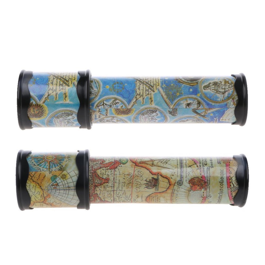 Magie Kunststoff Kaleidoskop Kinder Kinder Pädagogisches Spielzeug Phantasie Farbige Welt Baby Jungen Mädchen Spielzeug-Zufällige Farbe
