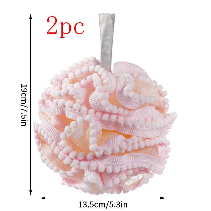 Bad Spons Badkamer Bubble Schrobben Ballen Exfoliërende Bad Bal Douche Washandje Body Cleanser Cleaning Tools Скраб Для Тела: Zilver