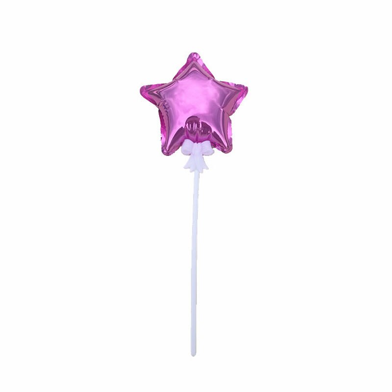 Mini ballon gonflable automatique 4 pouces 10Cm | Étoile à cinq points pour décoration de gâteau de fête, ballon de décoration de gâteau: 9