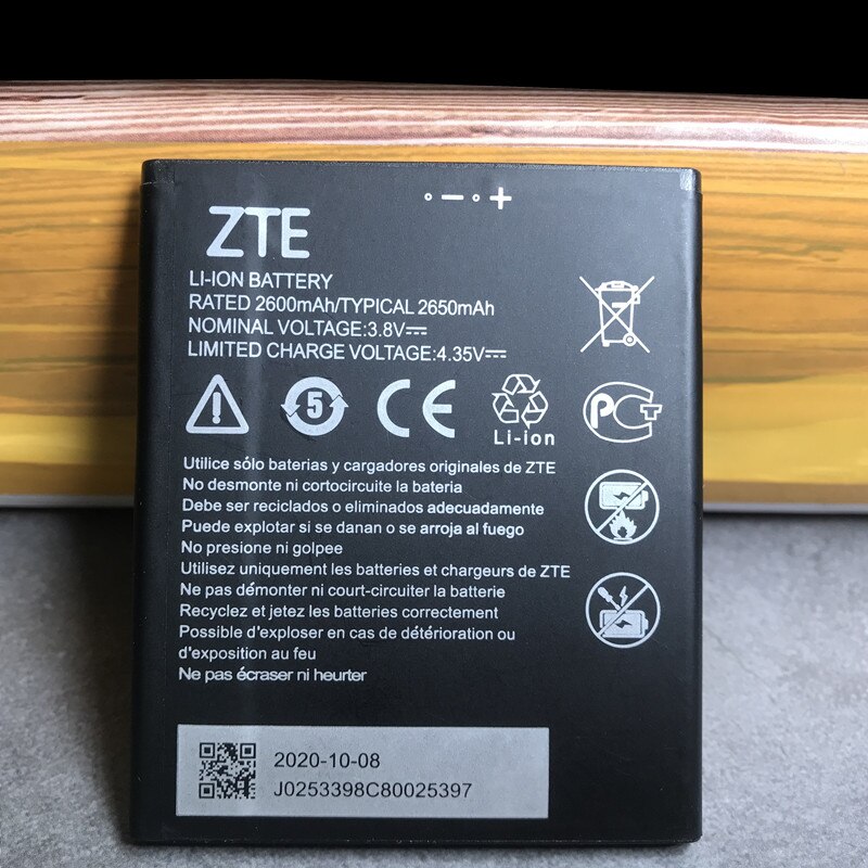 Originele 2650Mah Li3826T43P4h695950 Batterij Voor Zte Blade A5 Mobiele Telefoon Batterijen