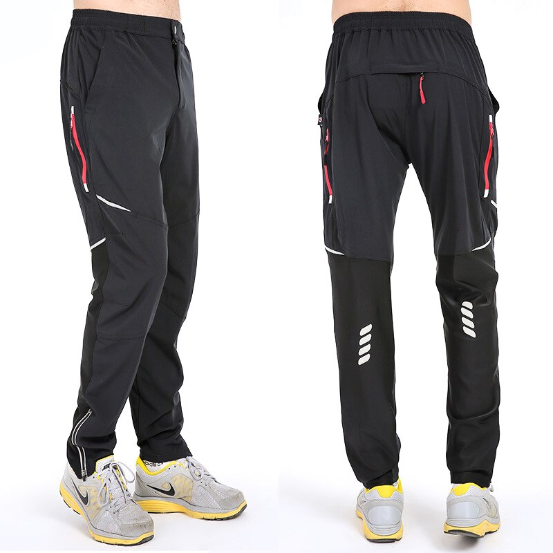 Pantalones largos de ciclismo para hombre, pantalón transpirable y antisudor de secado rápido, equipo de ciclismo reflectante, primavera y verano,