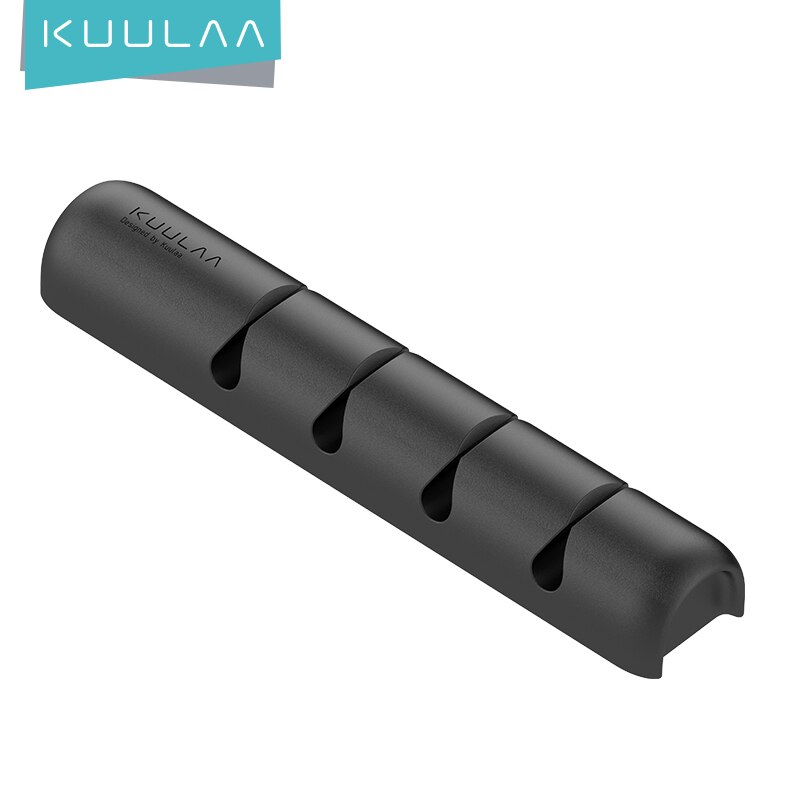 KUULAA Kabel Veranstalter Silikon USB Kabel Wickler Desktop Ordentlich Management Clips Kabel Halter für Maus Kopfhörer Draht