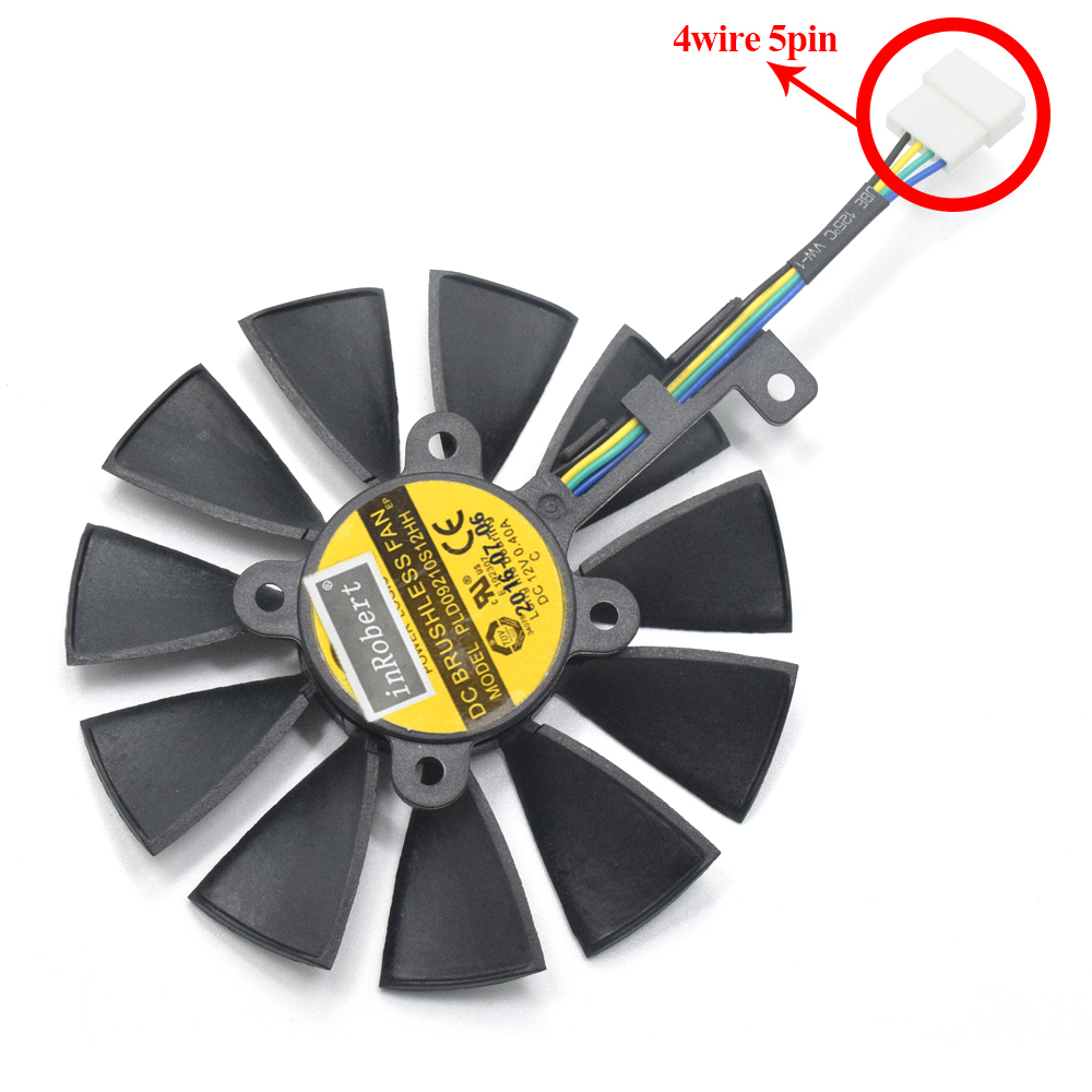 88mm GTX1080 GTX980Ti GTX1060 GTX1070 Lüfter Für ASUS STRIX GTX 1080/980Ti/1060/1070 Grafiken karte GPU Bergbau Anlagen Fans
