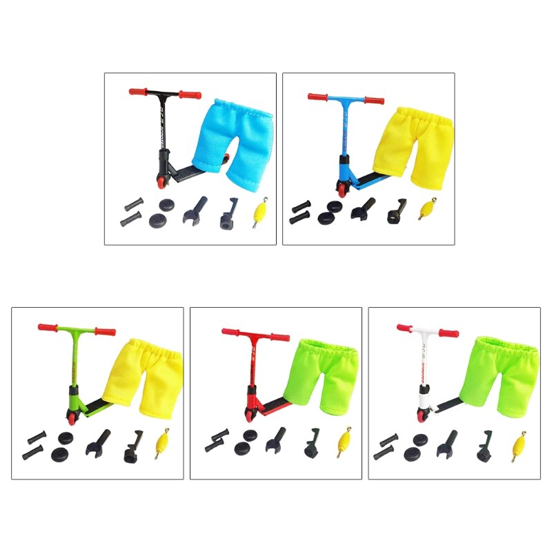 10 stück interaktive mini-fingerroller, stunt-fingerspielzeug, rollschuhe, roller-fingerspielzeug, mini-spielzeug für kleinkinder 03kd