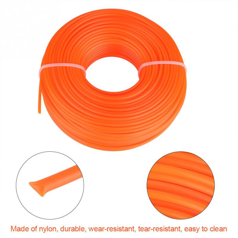 2.4mm trimmer linje nylon ledning tråd rund streng bensin gress trimmer hageverktøy