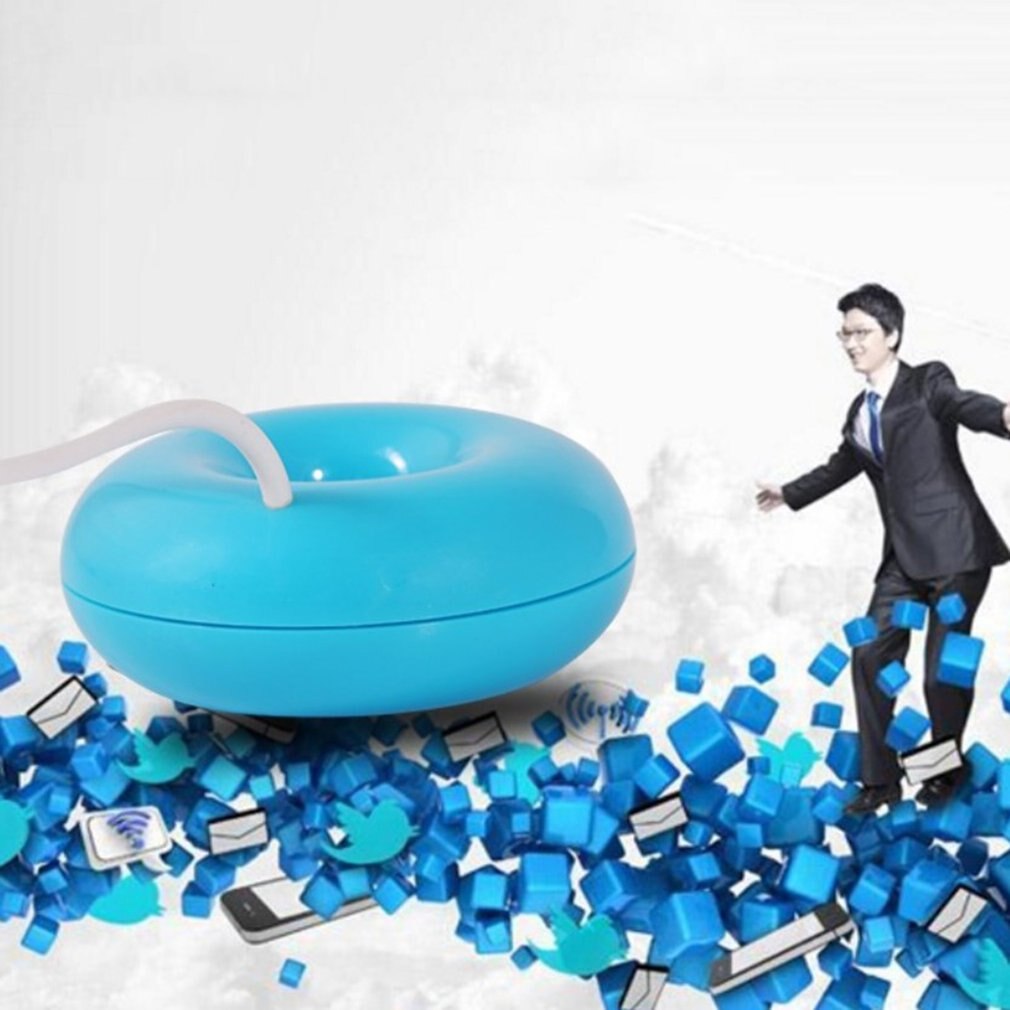 Donut Humidifier Aroma Essential Oil Diffuser Mini Moisture Fogger Humidifi USB Powered Mini Sprayer Home Atomizer Aromatherapy