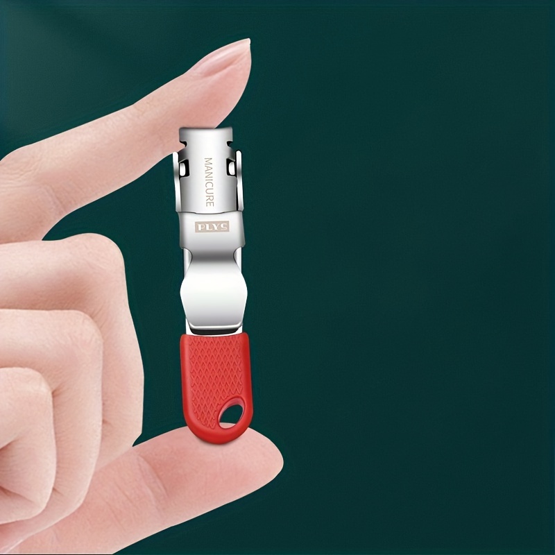 Edelstahl Mini Nagel knipser tragbare faltbare Nagel knipser mit Schlüssel bund-praktisches Pedikübetreffend-Werkzeug für sterben Pflege unterwegs