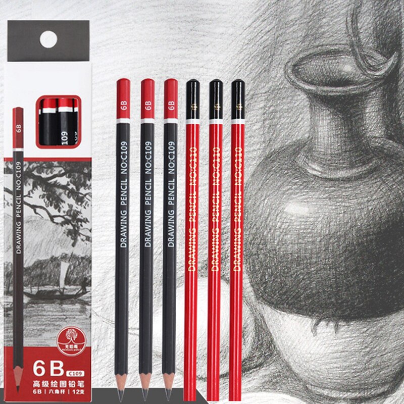 12 PCS/Pack Drawing Set Pencil Stationery Store Office School Art Supplies Painting Sets For Artist`s Tools