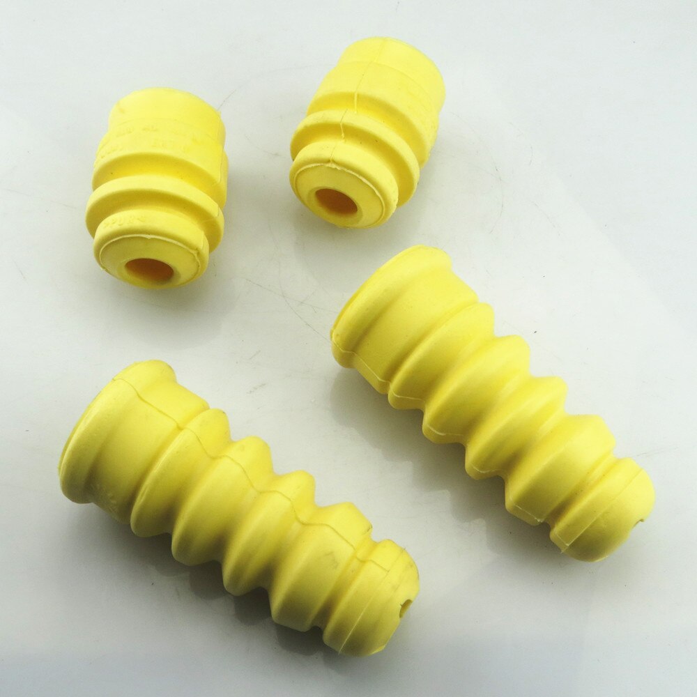 RWSYPL Car Rear Suspension Shock Bump Stop Rubber Buffer & Dust Cover For A6 C5 A4 S4 Passat B5 1998-2005 4B0512131 8D0412131