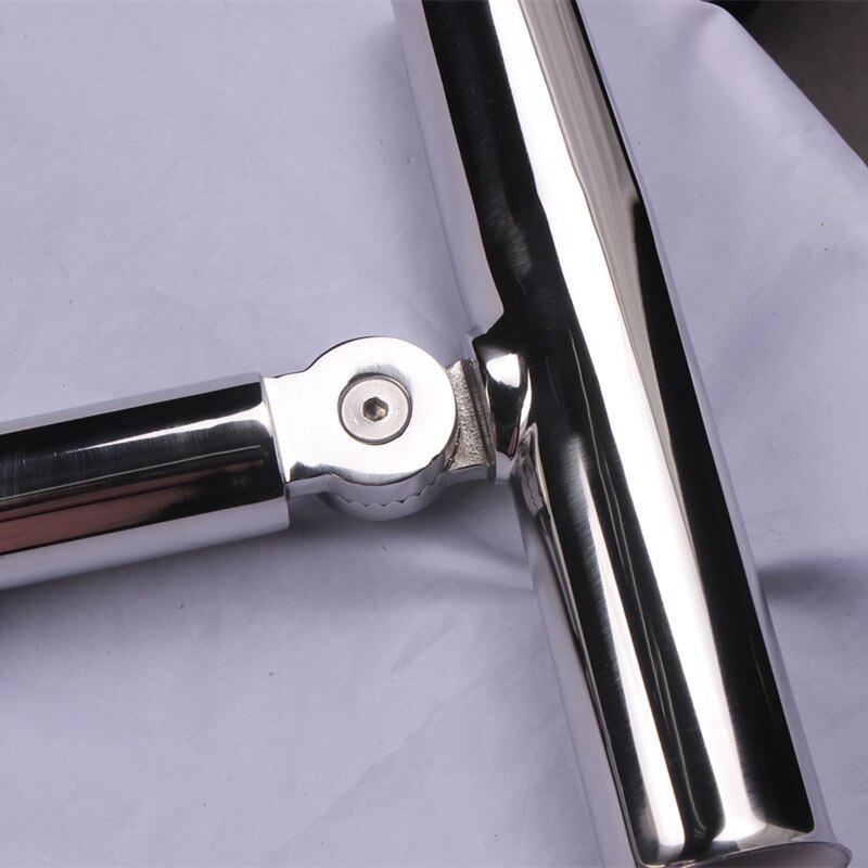 2 Pieces Boat Fishing Adjustable Rod Holder Outrigger Plug-in Marine Stainless Steel Rod Pod