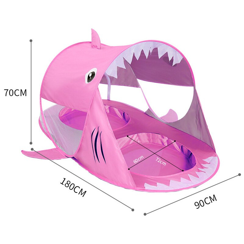 freundlicher doppel Strand Hai bilden zelt Automatische schnelles öffnen zelt doppel spielen Spielhaus atmungsaktive und wasserdichte kleine zelt