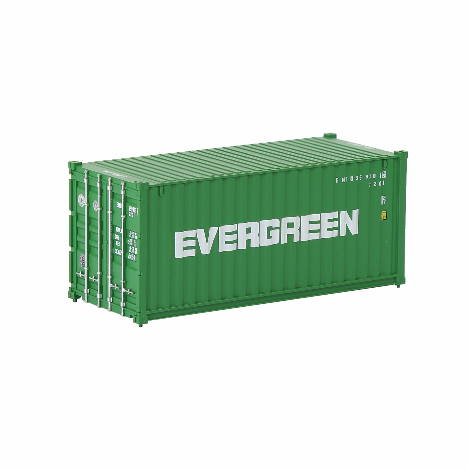 1pc ho Skala 20ft Container Modell Eisenbahn Zubehör 1:87 20 Fuß Container C8726: immergrün