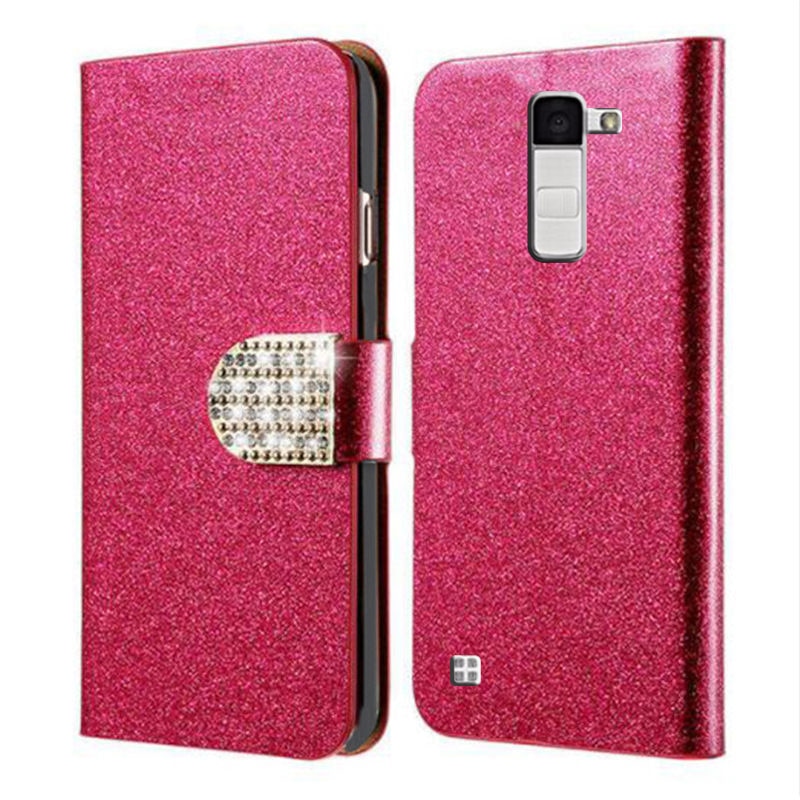 Caso da aleta para lg k8 caso carteira de couro do vintage caso do telefone para lg k8 lte k350 k 8 4g 5.0 "coque suporte cartão slots capa fundas