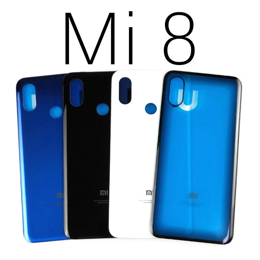 Voor Xiao mi mi 8 lite back Battery Cover Achter Glas Deur Behuizing Case Voor Xiao Mi Mi 8 se batterij Cover mi 8SE 8 lite Explorer