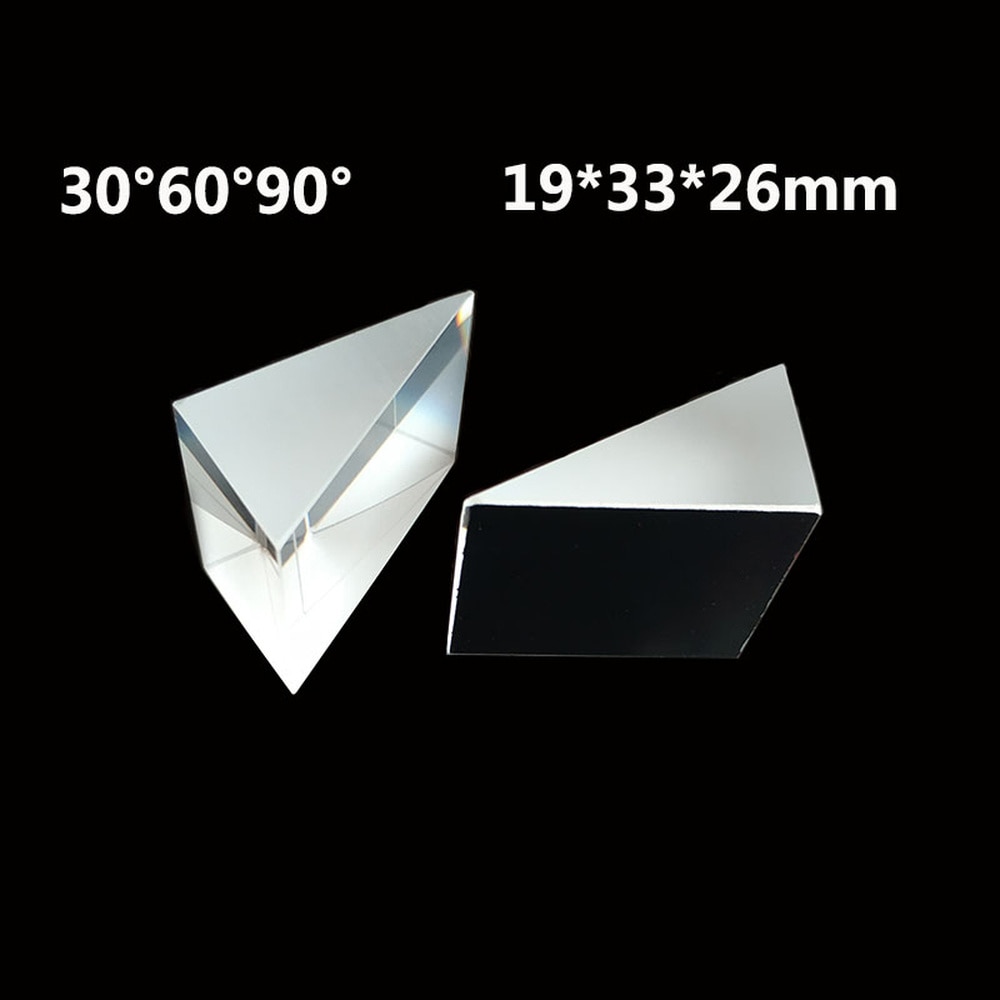 19*26*33mm 30 graders behandling af optiske  k9 glas dovne glasproducenter med højre trekantet prisme