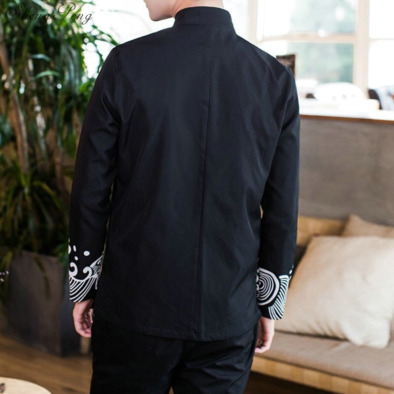 Ropa tradicional china para hombre, traje Tang sólido para primavera y otoño, para hombre, traje Maestro de Tai Chi Kung Fu, chaquetas para hombre V1828