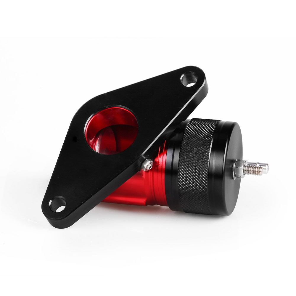 Red Turbo Blow Off Valve Adjustable Recirculating Blow Off Valve For 02-07 Subaru WRX And 04-18 STI RS-BOV051