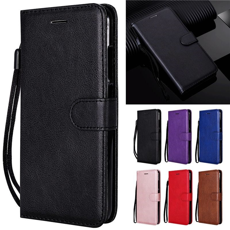 For Motorola Moto E6 Leather Case on sFor Fundas MOTO E6 E 6 Cover Motorla Moto E6 Play E6 Plus Case Flip Wallet Phone Case Etui