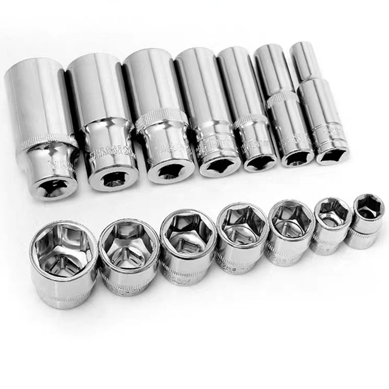 3/8inch Hex Socket Head Anti-rust Allen Key 6mm-24mm Socket Set Adapter Torque Spanner Auto Repair Tool 28mm or 63mm Length