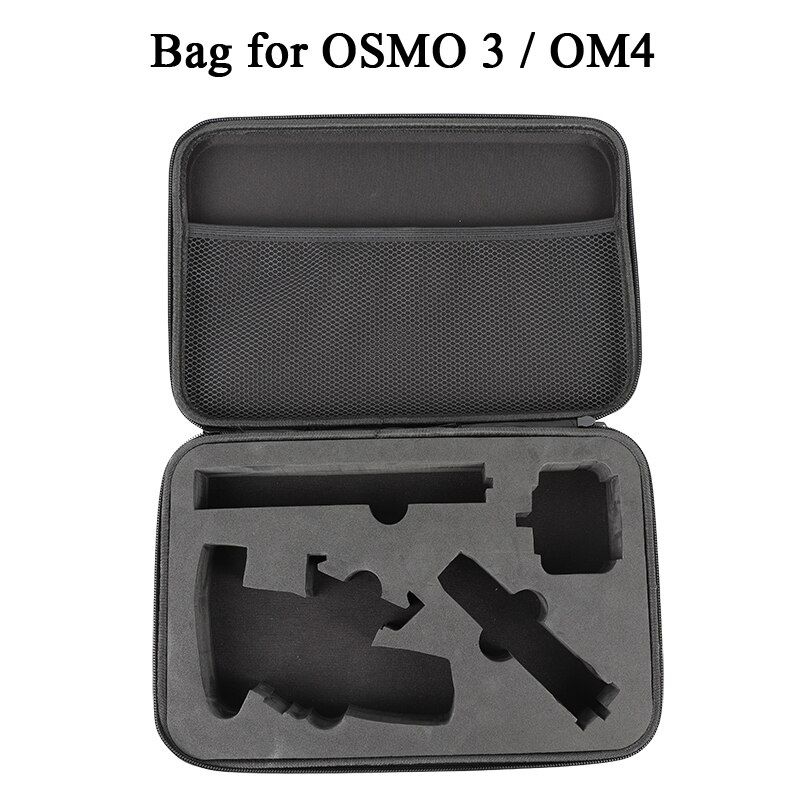 Rejse hårdt bæretaske kompatibel med dji  om 4, dji osmo mobile 3, beskyttende opbevaringspose til osmo greb stativ forlængelsesstang: Taske