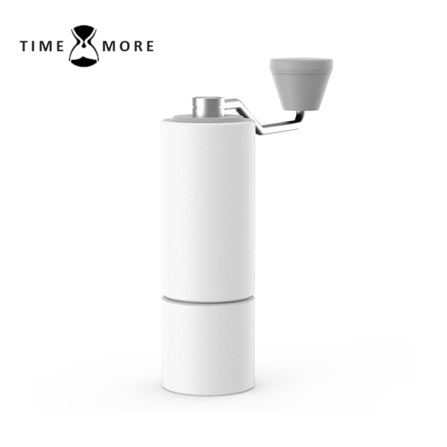 TIMEMORE upgrade Chestnut C2 Manual Coffee Grinder Portable Hand Grinder Mill With Double Bearing Positioning: C2 White