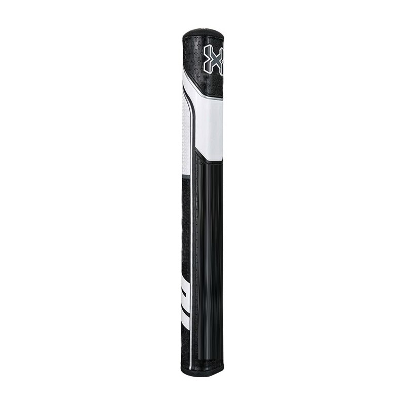 Super Stroke golf putter / round grip PU leather 2.0 grip male / female universal club grip: Black and White 2.0