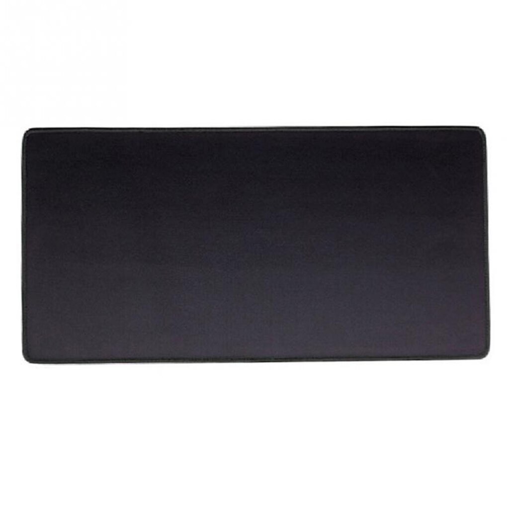 1 Non Slip Wear Resistant Computer Notebook Soft Edge Seamed Mouse Pad Office Rubber Fabric Mat: 180 220 2mm black