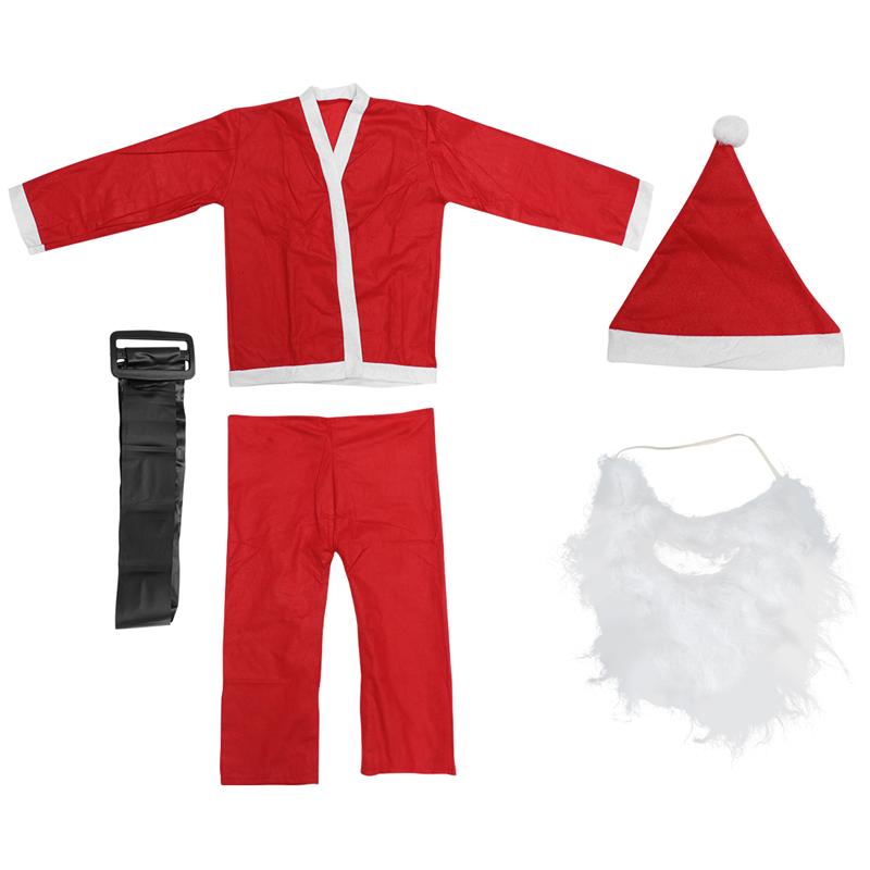1 Set Santa Claus Costume Christmas Costume Christmas Outfit Cosplay Costume