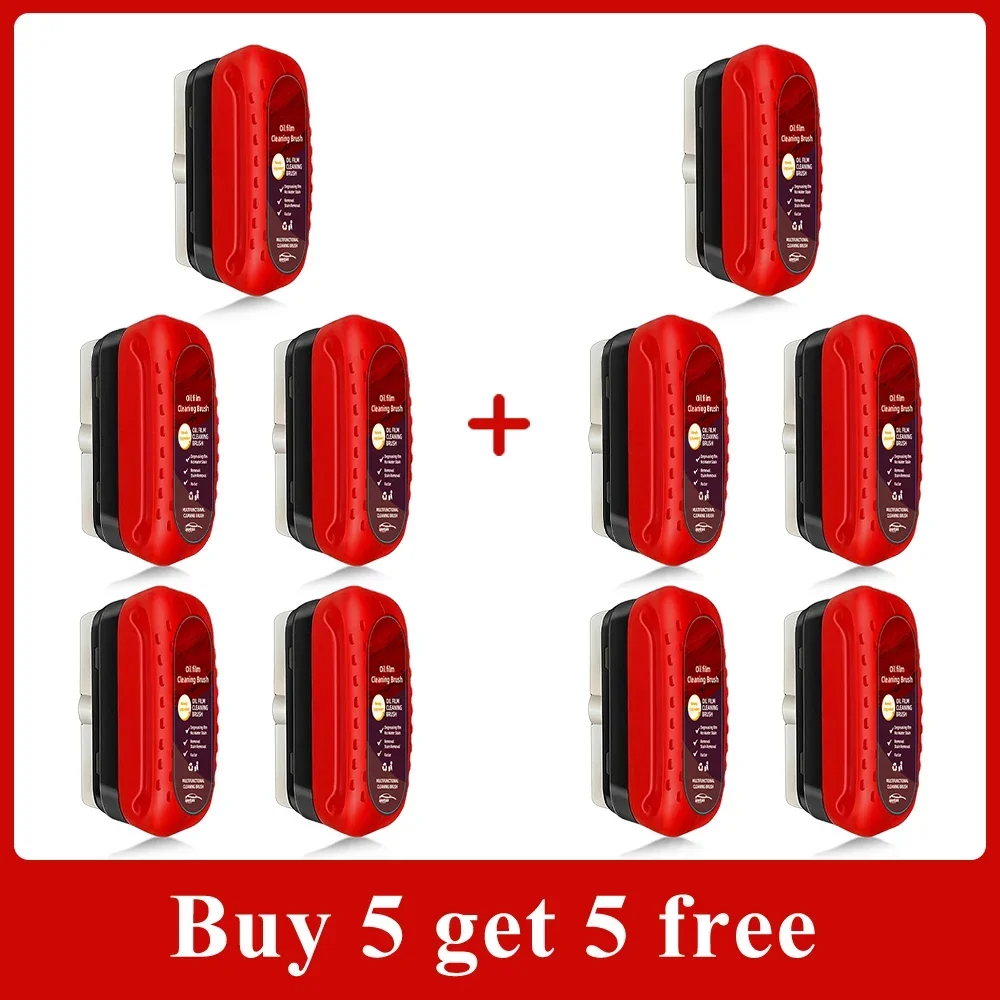 Car Glass Coating Oil Film Clean Brush Rearview Mirrors Anti-fog Rain-proof Cleaning Glass Remove Scratch Repair Polishing: Orange