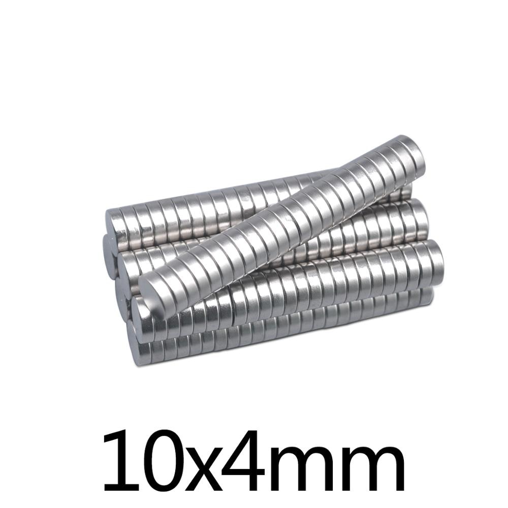 20/50/100Pcs 10X4 Mm Neodymium Magneet Super Sterke 10Mm X 4 Mm Krachtige magneten 10X4 Mm Permanente Kleine Ronde Magneet 10*4 Mm