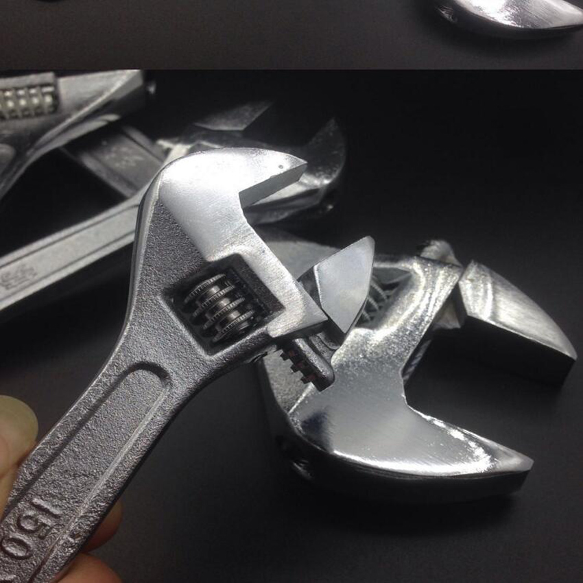 6 inches Multi-Function Adjustable Wrench Universal Spanner Wrench Set Snap and Grip For Nuts and Bolts of All Shapes and Sizes