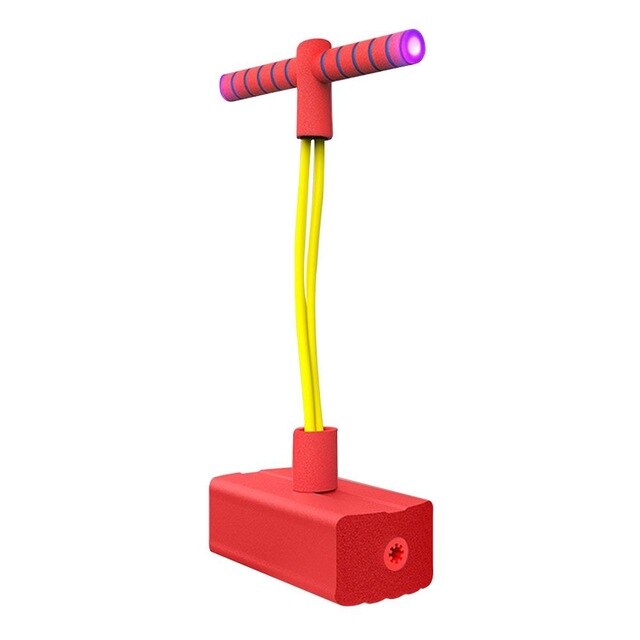 Children'S Pole Jumper Kids' Toy Safty Bungee Silicone Seat Belt Jump Children'S Jumper Children: red with light