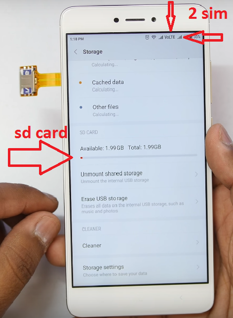 Hybrid Dual Nano SIM Card Adapter converter Extender sd sim external for XIAOMI Redmi Note 3 / Note 4 / Note 4x /Note 5