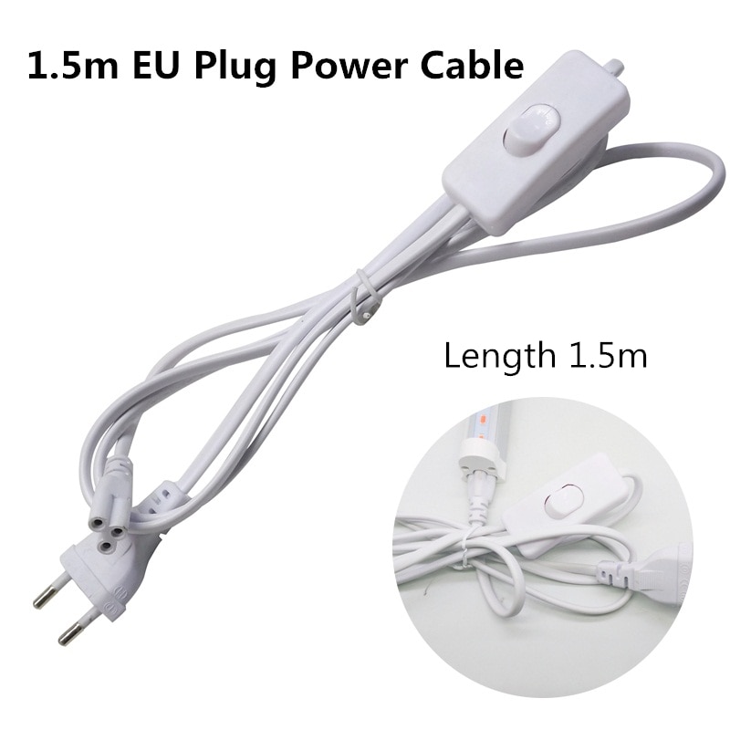 Reblue kasvaa valo eu us plug virtajohto kasvaa lamppu liitäntäkaapelit
