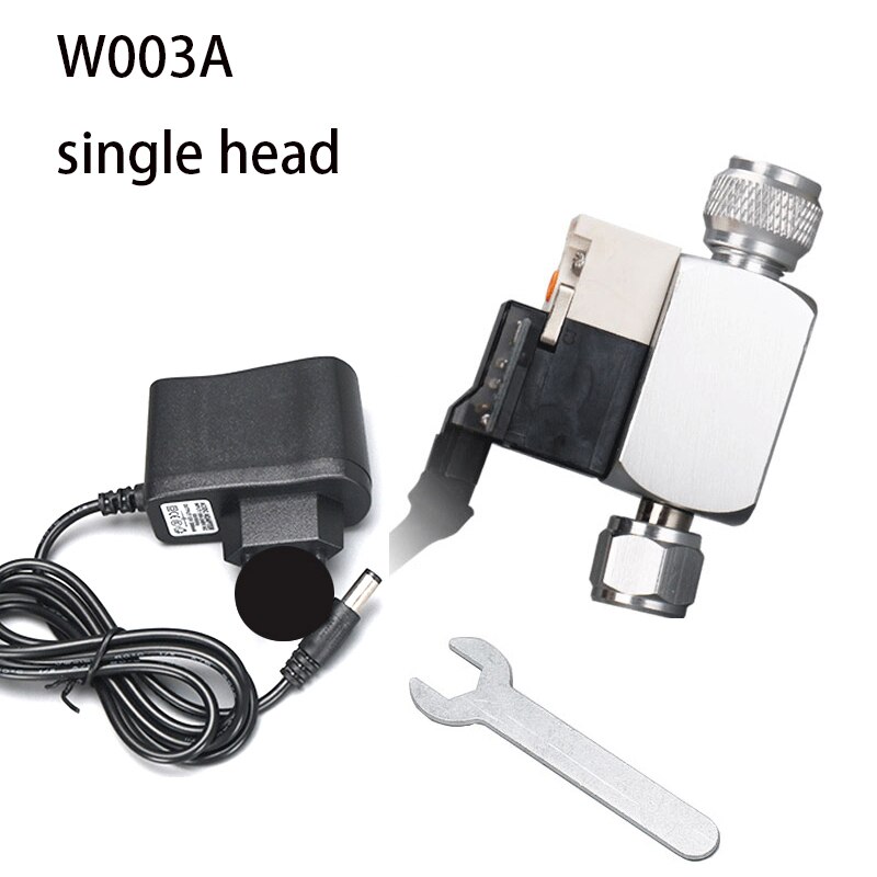fish tank low temperature CO2 fish tank solenoid valve, input AC110-240V output DC12V, used for fish tank CO2 adjustment system: W003A single head / 110-240V EU plugs