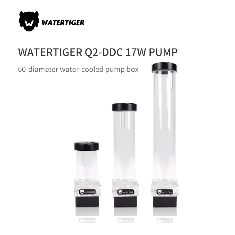 watertiger Q2-DDC-RGB computer water-cooled water pump PWM speed control 17W pump box combination 5V AURA