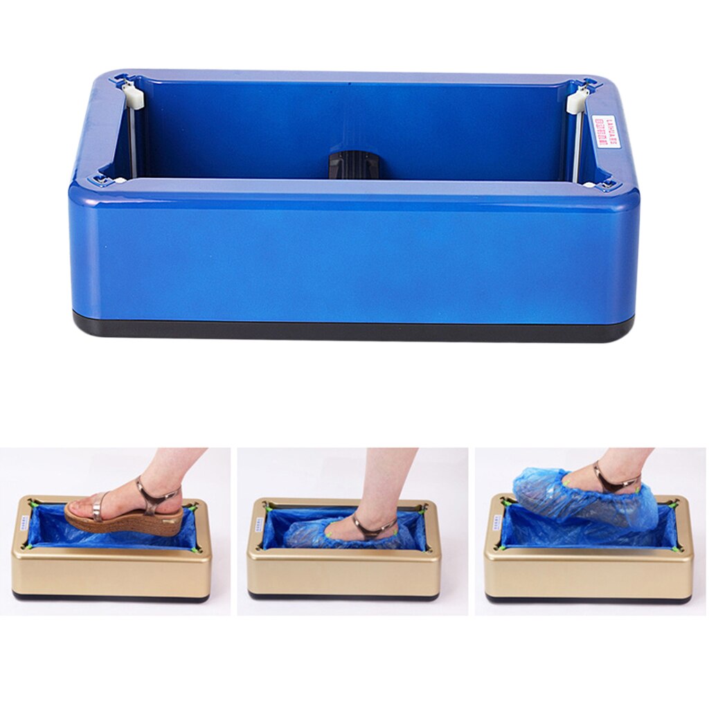 Portable Automatic Shoe Cover Dispenser Machine Blue