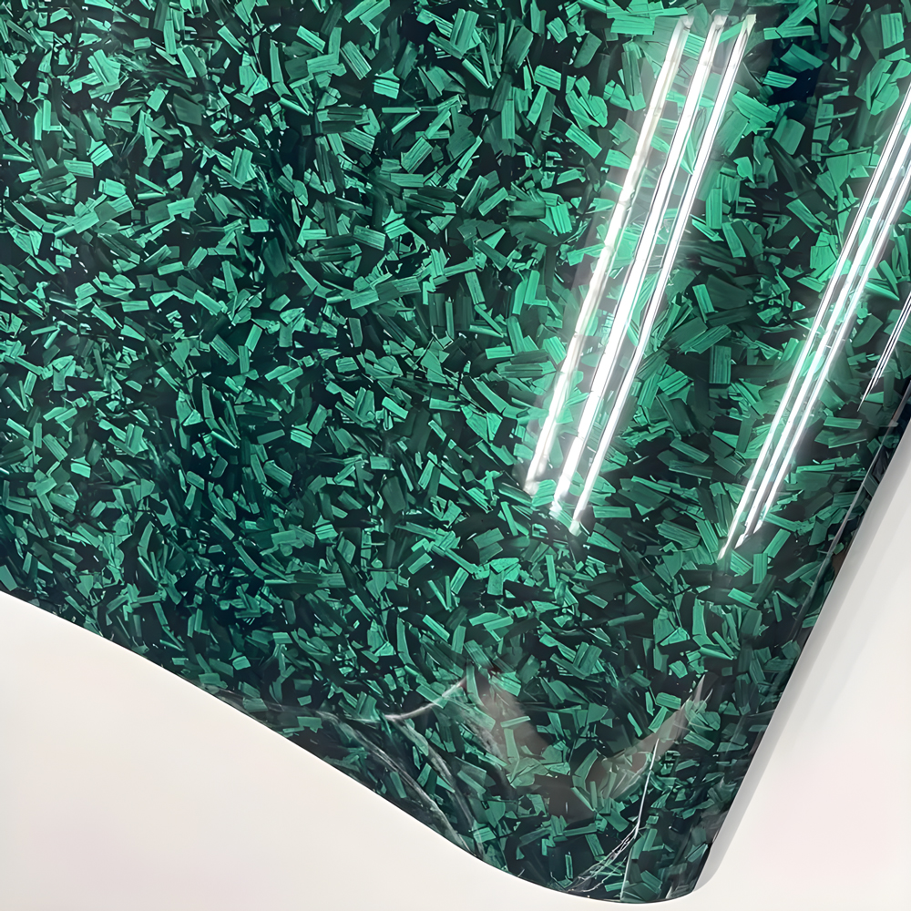 Geschmiedete Kohlefaser-Vinylfolie für Auto und Motorrad, selbstklebendes Vinyl, luftblasenfrei, silberfarben, blau, schwarz, geschmiedete Carbon-Autoverpackungsfolie: XXXL / Grey