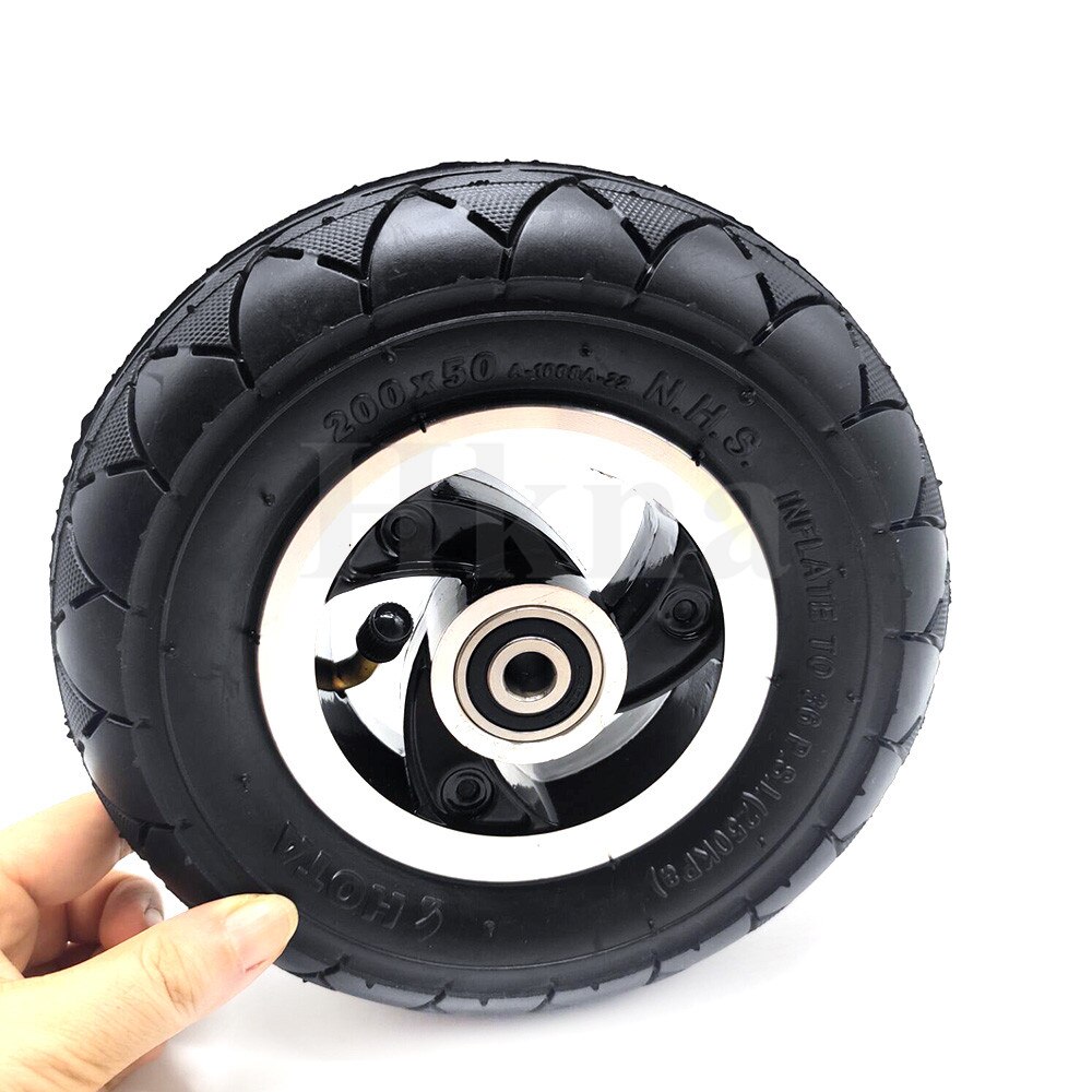 200X50 pneu de roue pneumatique avant pour Scooter électrique rasoir E100 E150 E200 Espark fou chariot Scooters 8x2 pouces pièces de roue