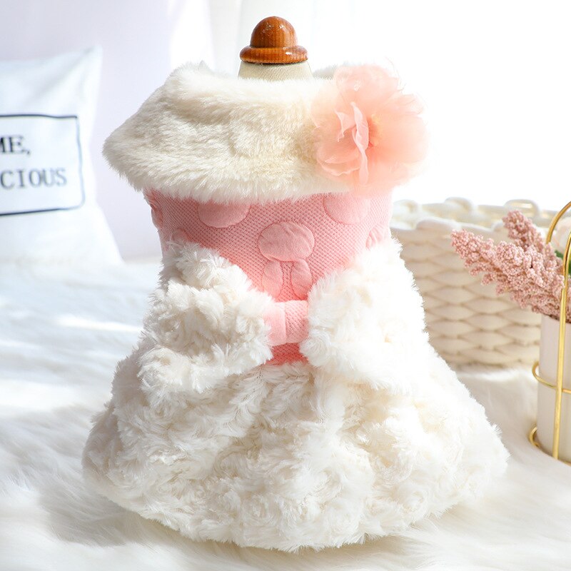 Winter Kat Hond Tutu Rok Chihuahua Yorkshire Pommeren Shih Tzu Maltezer Bichon Poedel Kleine Hond Kleding Jurk Huisdier Kleding