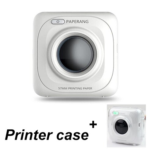 PAPERANG-imprimante thermique Portable de photos P1 Bluetooth, sans fil, pour téléphone Portable android et ios: Printer and case