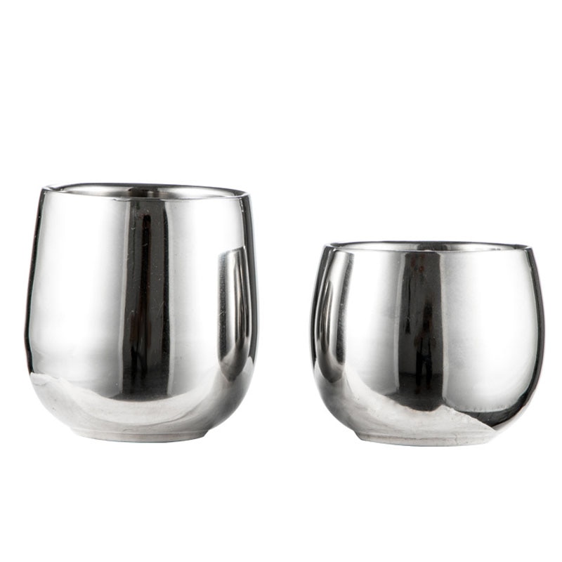 Stainless Steel Water Cups Double Layer Insulated Tea Cup Multifunctional Anti-scald Beer Cup Tumbler