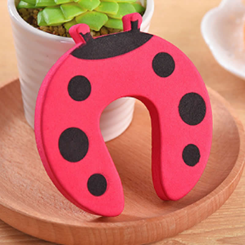 Armário fechaduras correias proteção segurança do bebê bonito animal cartão de segurança porta criança crianças proteção das crianças móveis para casa: 1 PC Red
